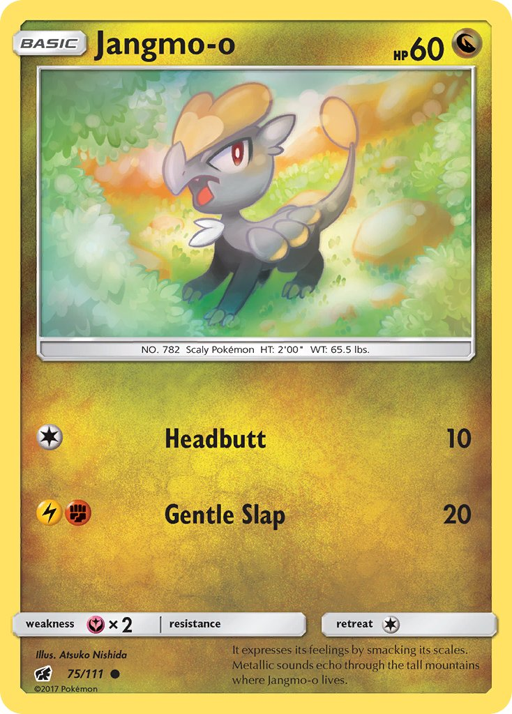 Jangmo-o Pokémon card