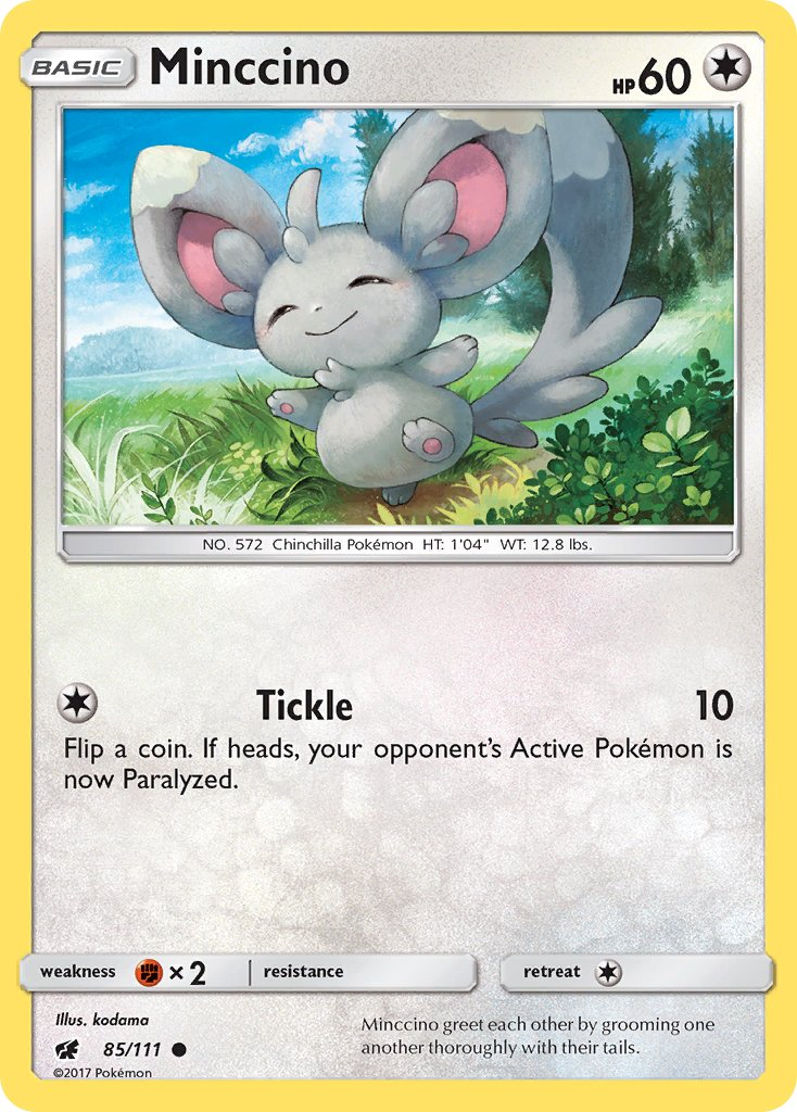 Minccino Pokémon card