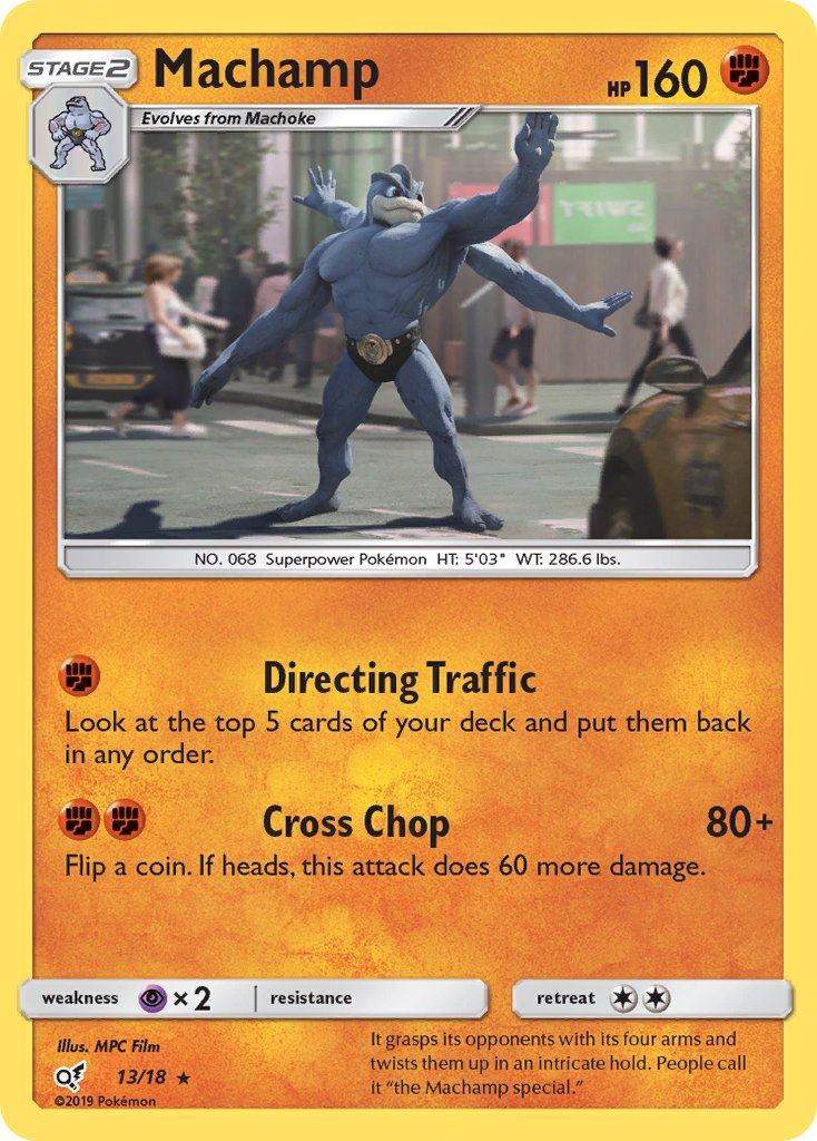 Machamp Pokémon card
