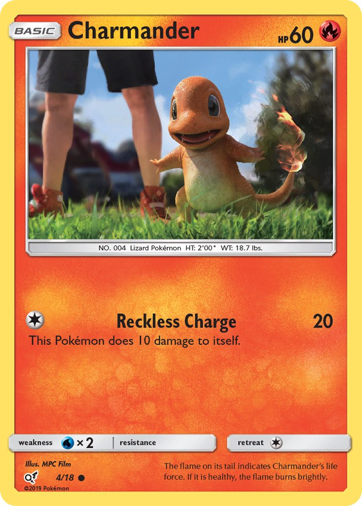 Charmander Pokémon card