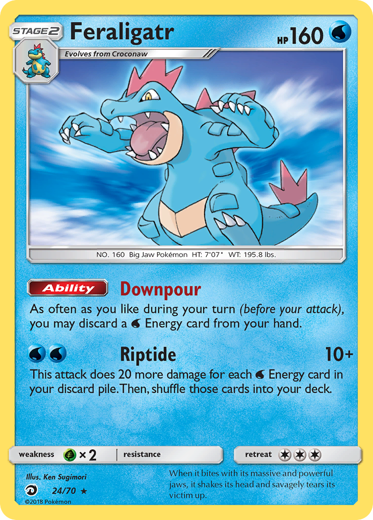 Feraligatr Pokémon card