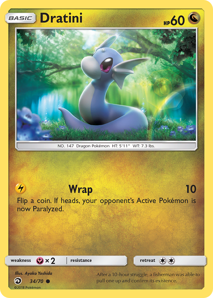Dratini Pokémon card