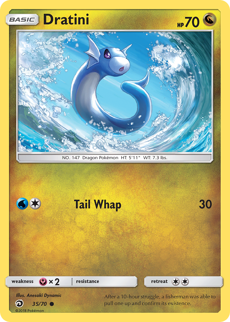 Dratini Pokémon card