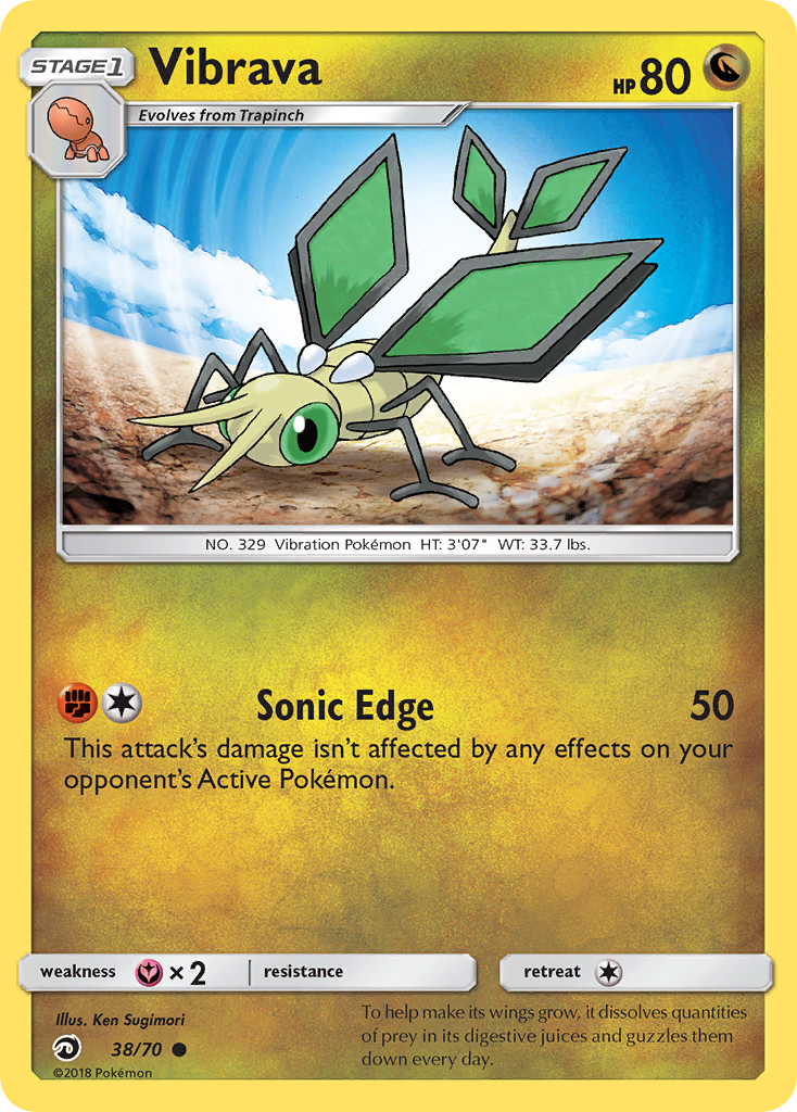 Vibrava Pokémon card