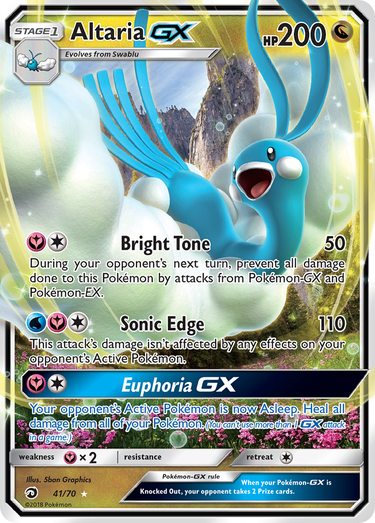 Altaria GX Pokémon card