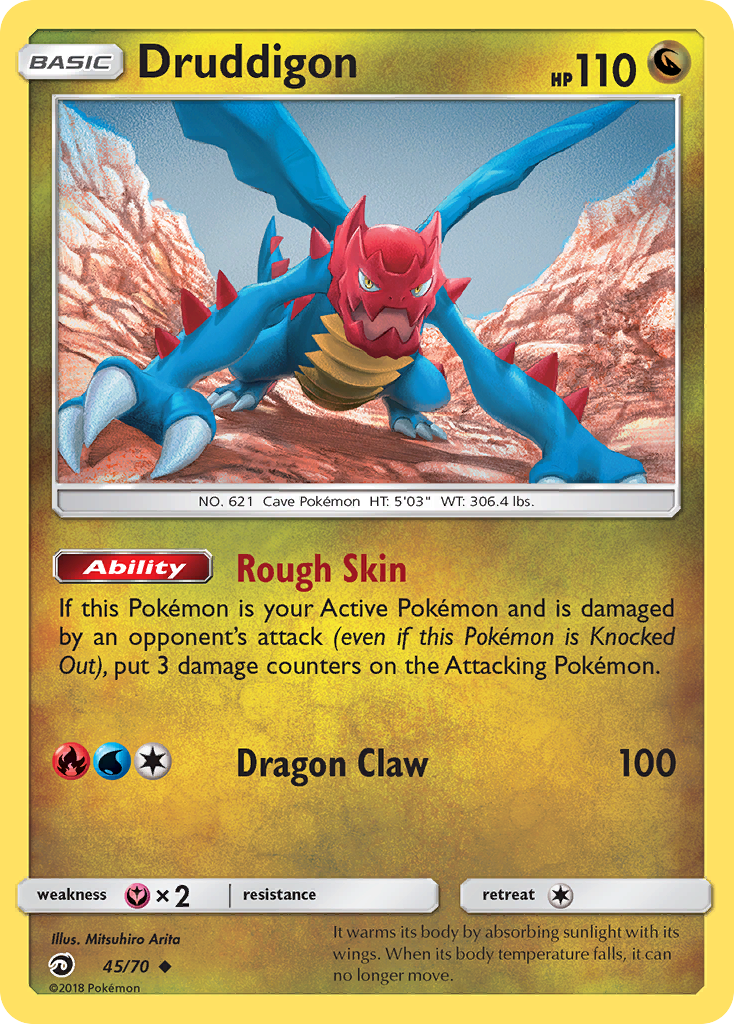 Druddigon Pokémon card