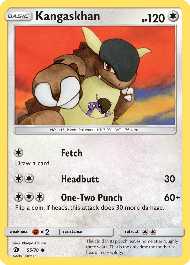Kangaskhan Pokémon card