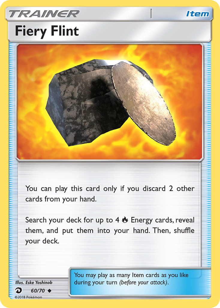 Fiery Flint Pokémon card