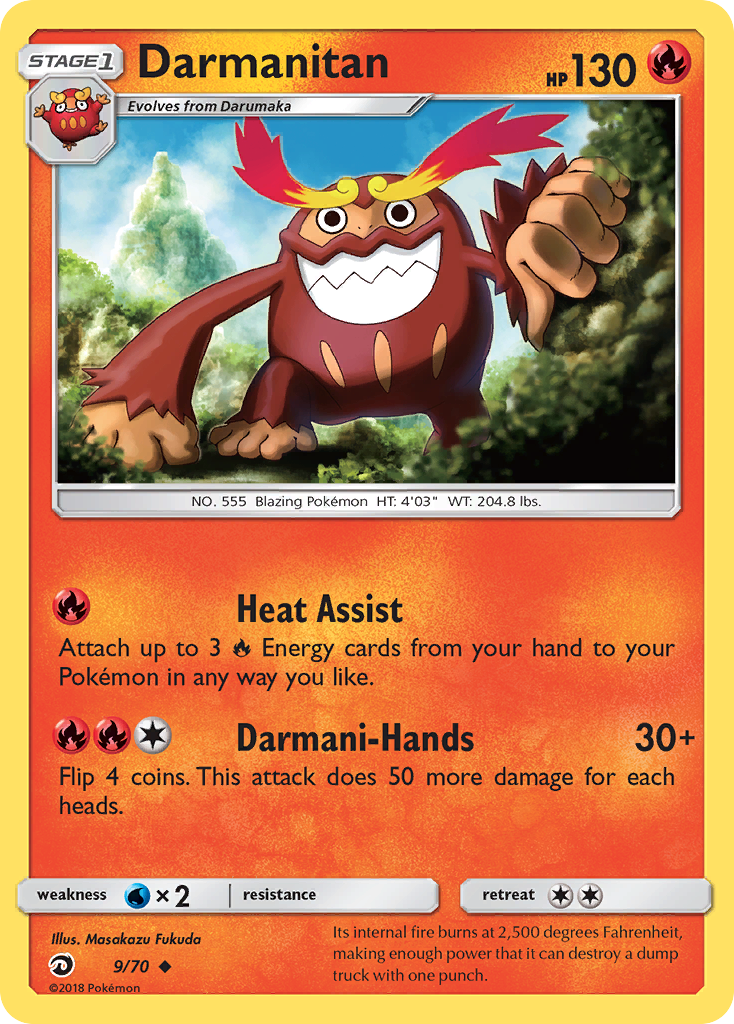 Darmanitan Pokémon card
