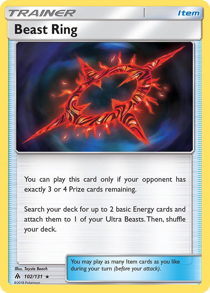 Beast Ring Pokémon card
