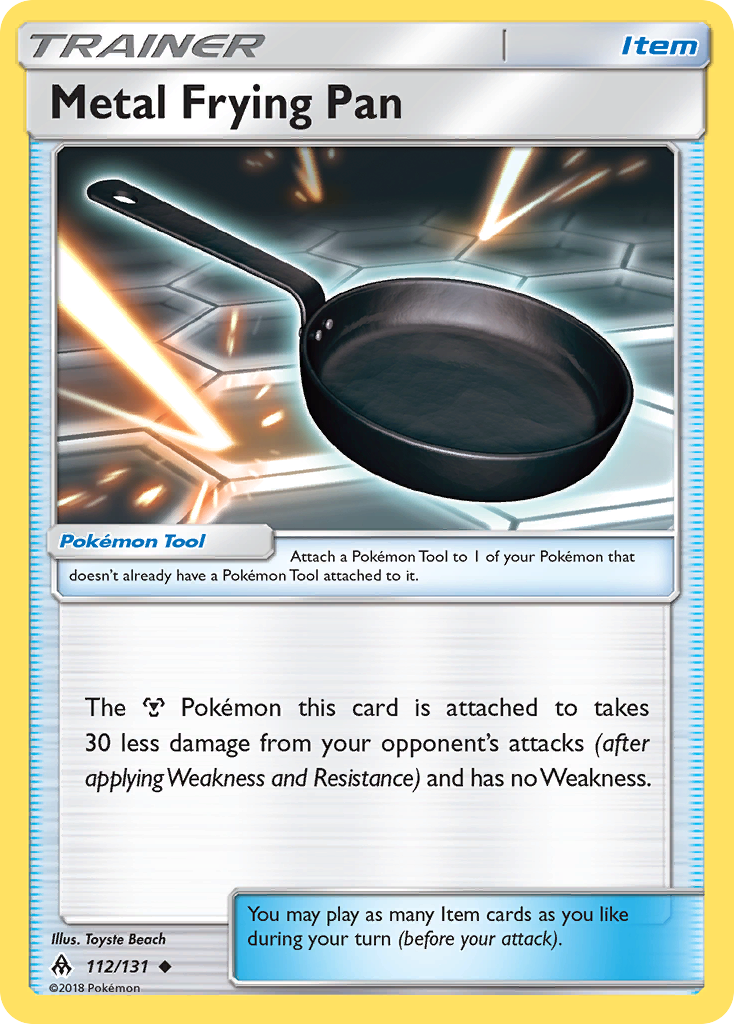 Metal Frying Pan Pokémon card