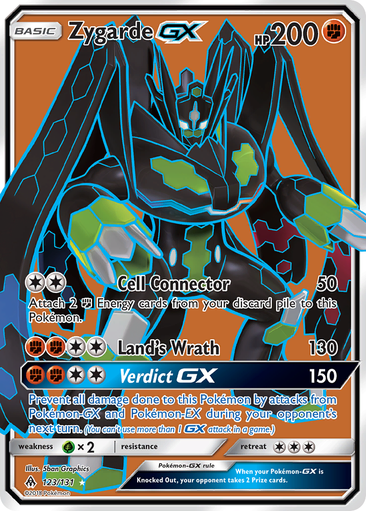 Zygarde GX Pokémon card