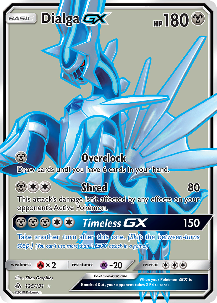 Dialga GX Pokémon card