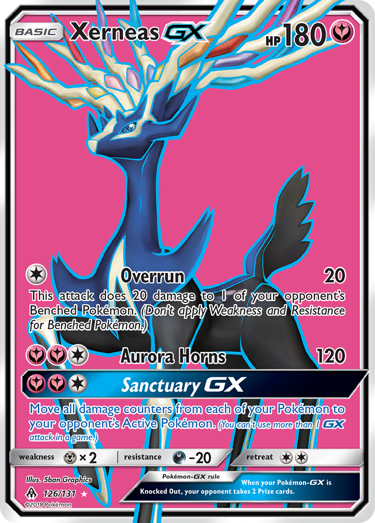 Xerneas GX Pokémon card