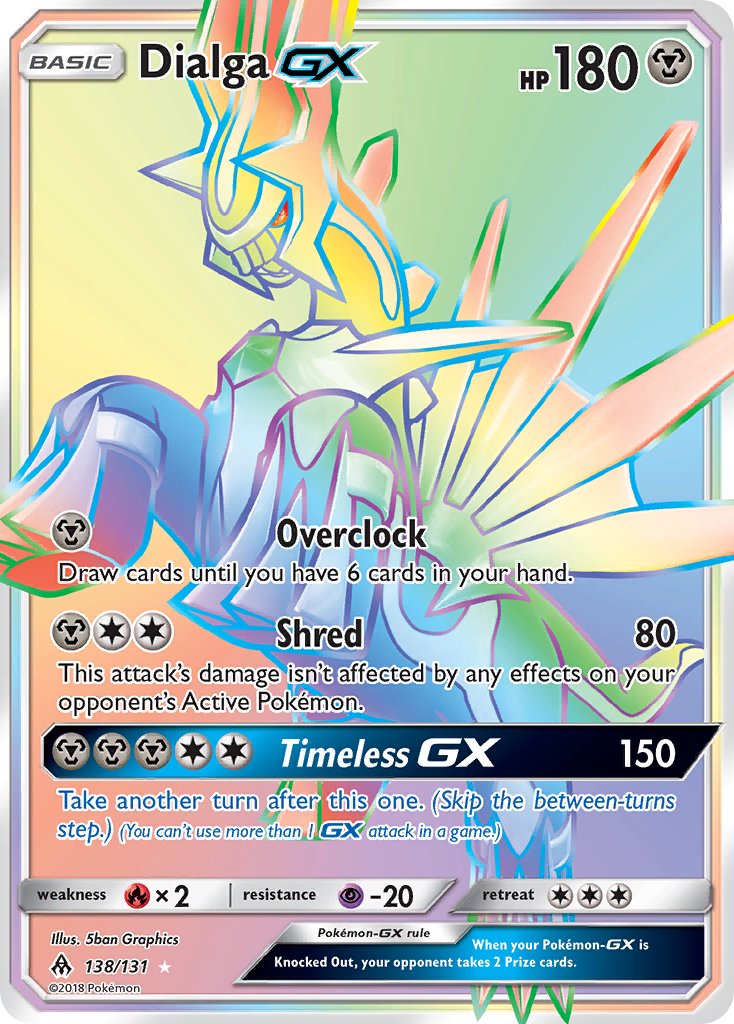 Dialga GX Pokémon card