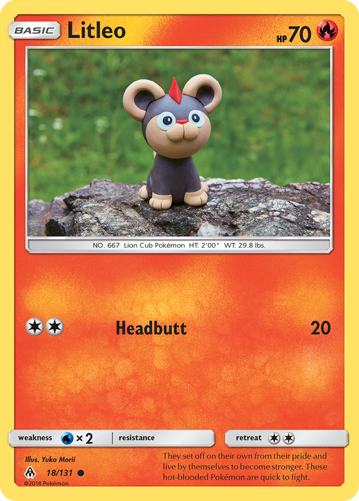 Litleo Pokémon card