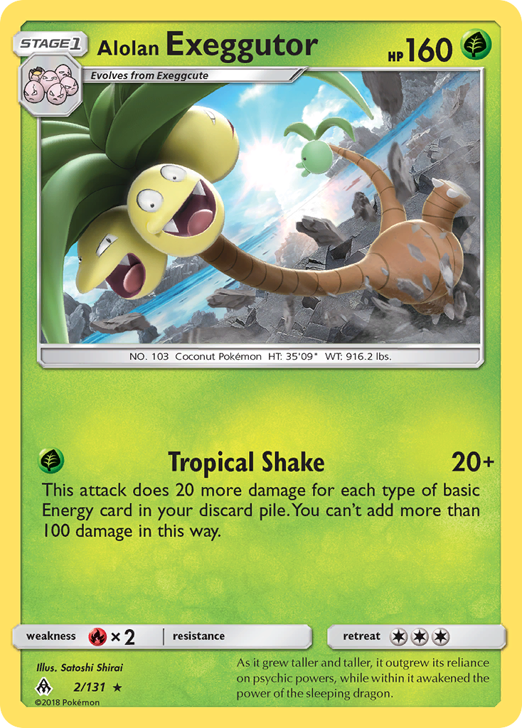 Alolan Exeggutor Pokémon card