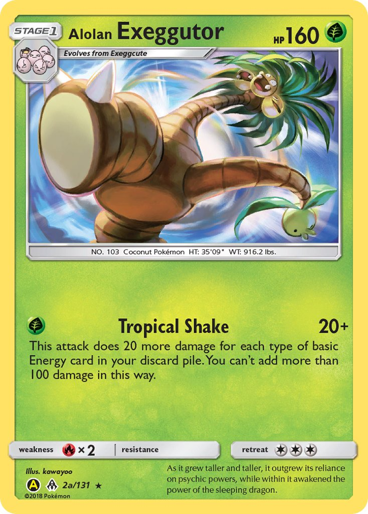 Alolan Exeggutor Pokémon card