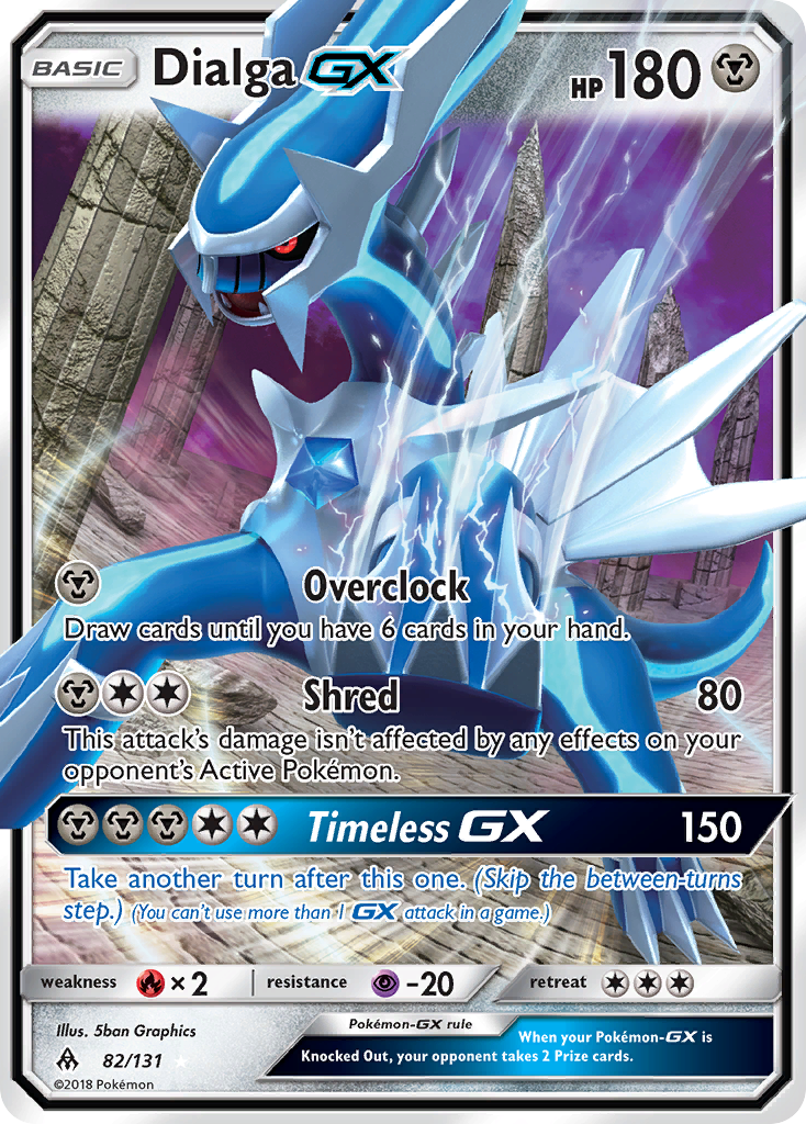 Dialga GX Pokémon card