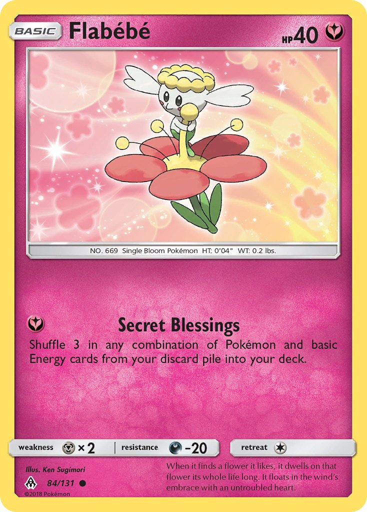 Flabébé Pokémon card