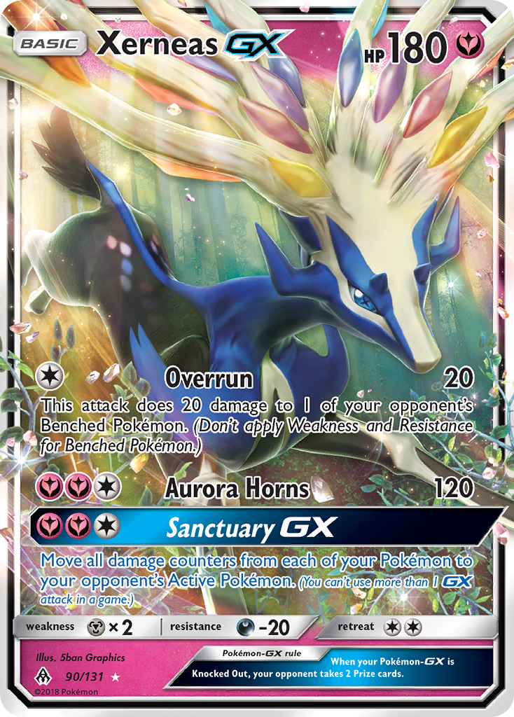 Xerneas GX Pokémon card