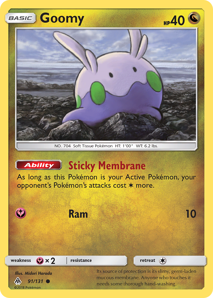 Goomy Pokémon card