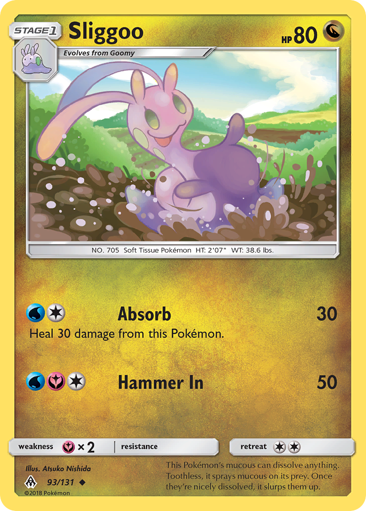 Sliggoo Pokémon card