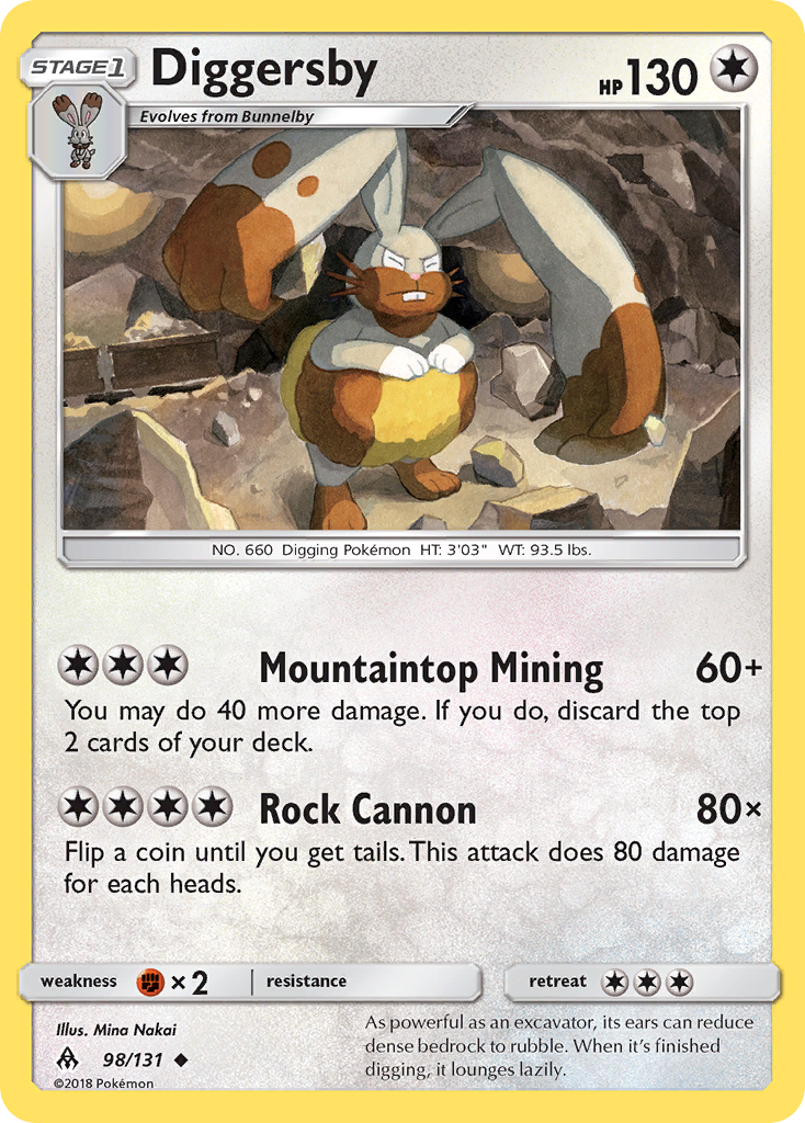 Diggersby Pokémon card
