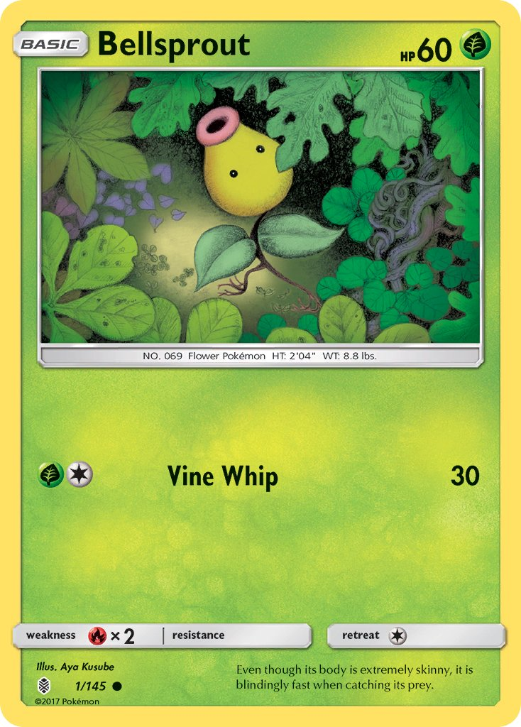 Bellsprout Pokémon card