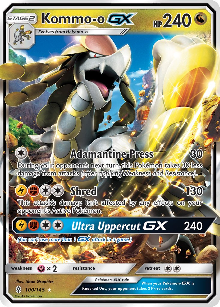Kommo-o GX Pokémon card
