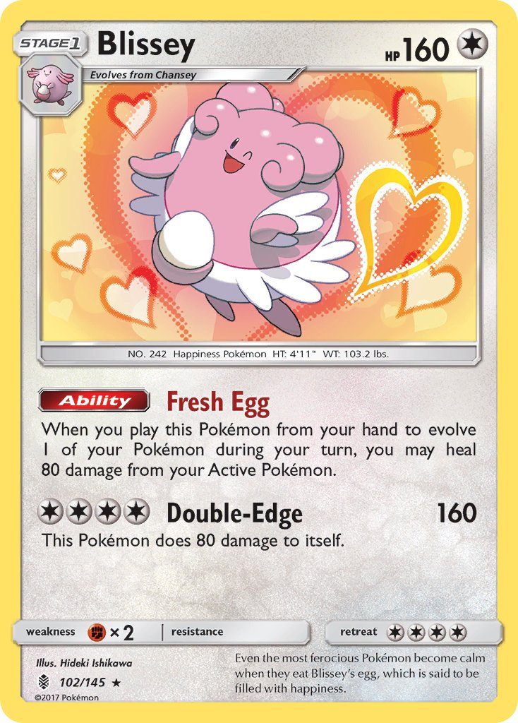 Blissey Pokémon card