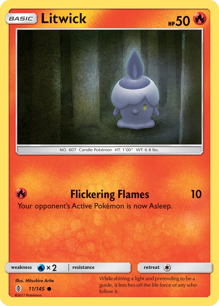 Litwick Pokémon card