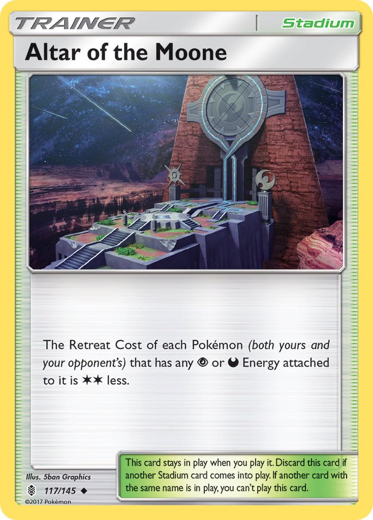 Altar of the Moone Pokémon card