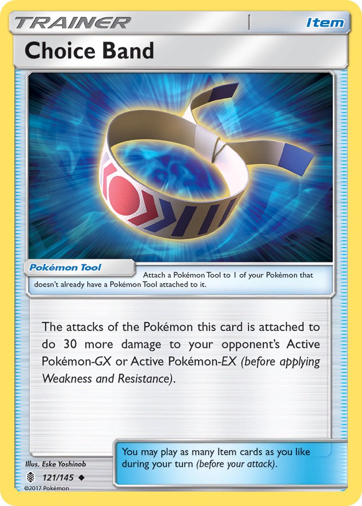 Choice Band Pokémon card