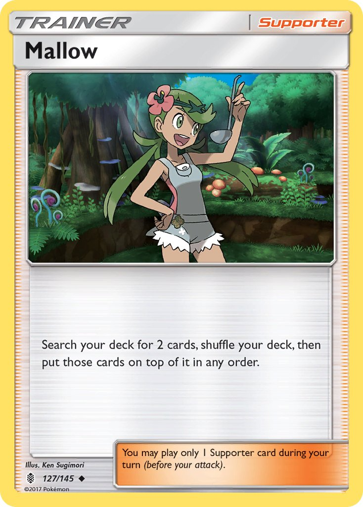 Mallow Pokémon card