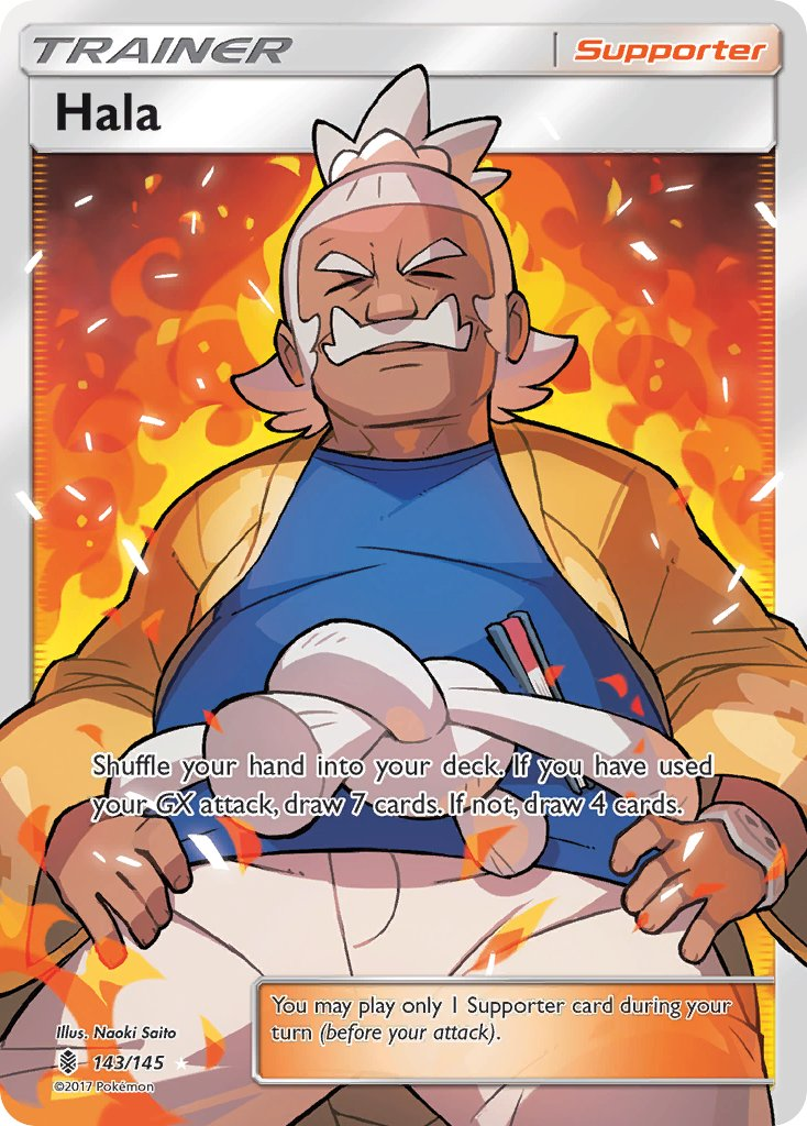 Hala Pokémon card