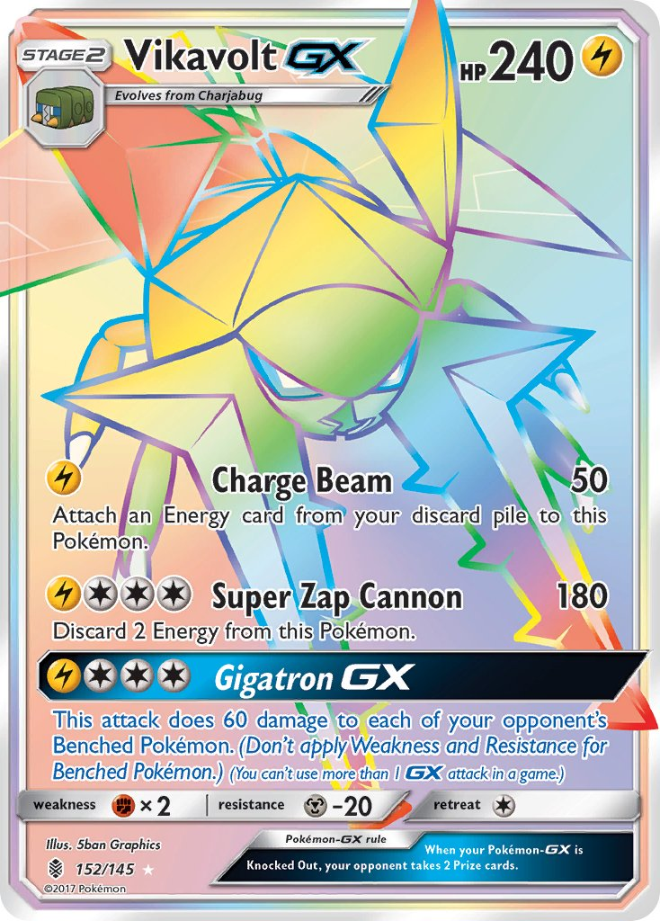 Vikavolt GX Pokémon card