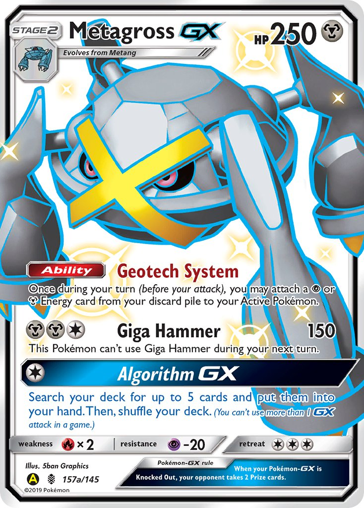 Metagross GX Pokémon card
