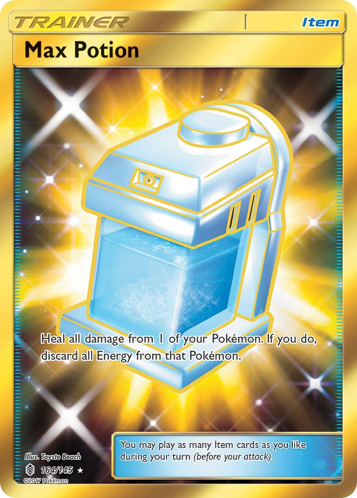 Max Potion Pokémon card