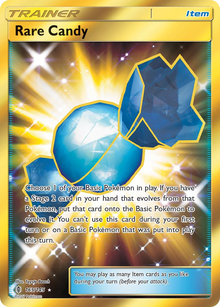 Rare Candy Pokémon card