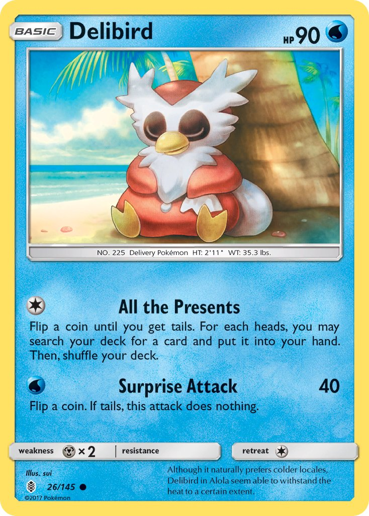 Delibird Pokémon card