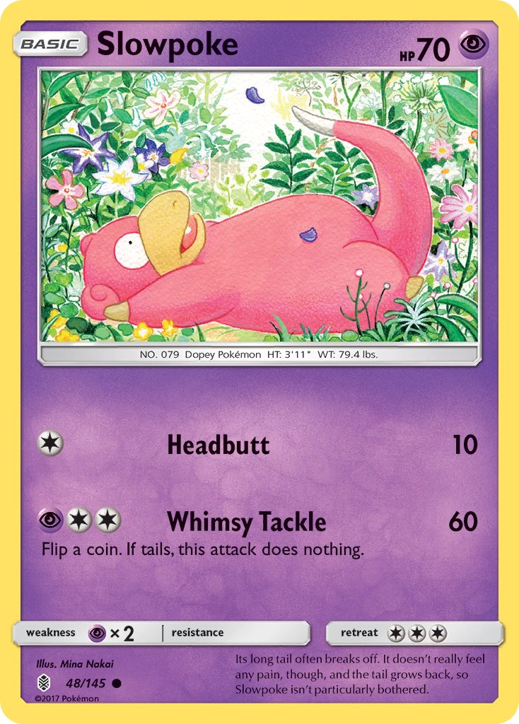 Slowpoke Pokémon card
