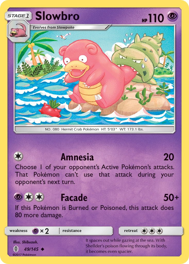 Slowbro Pokémon card