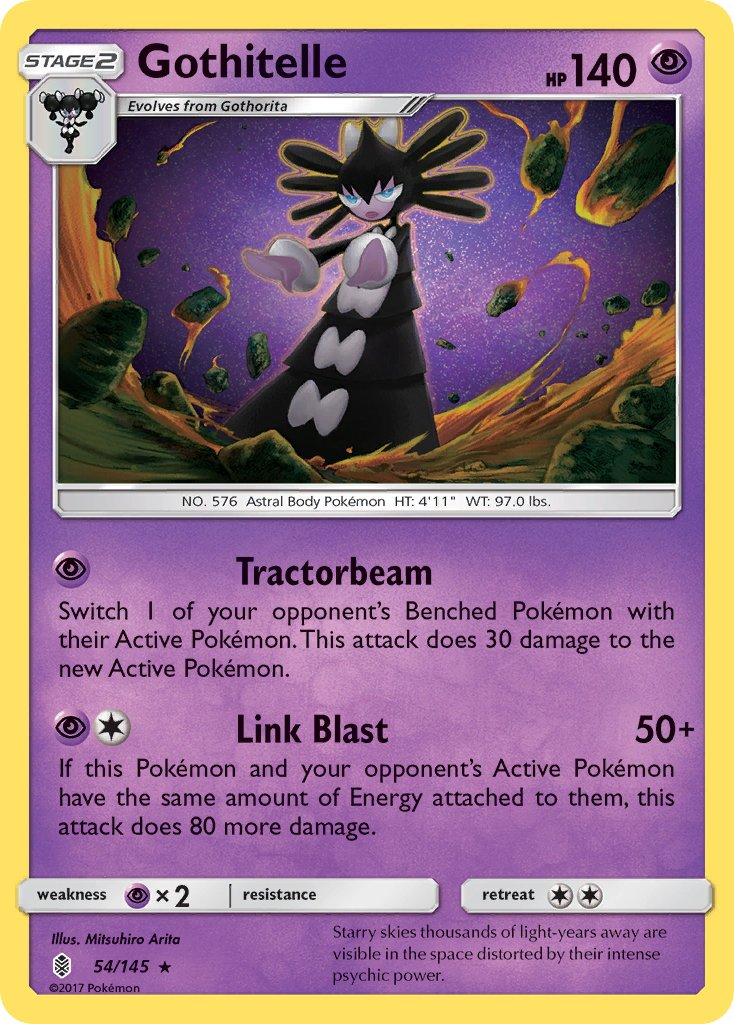 Gothitelle Pokémon card