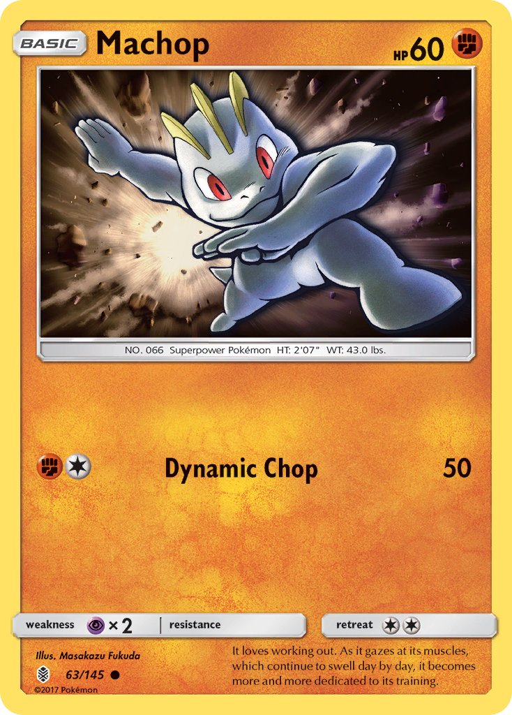 Machop Pokémon card