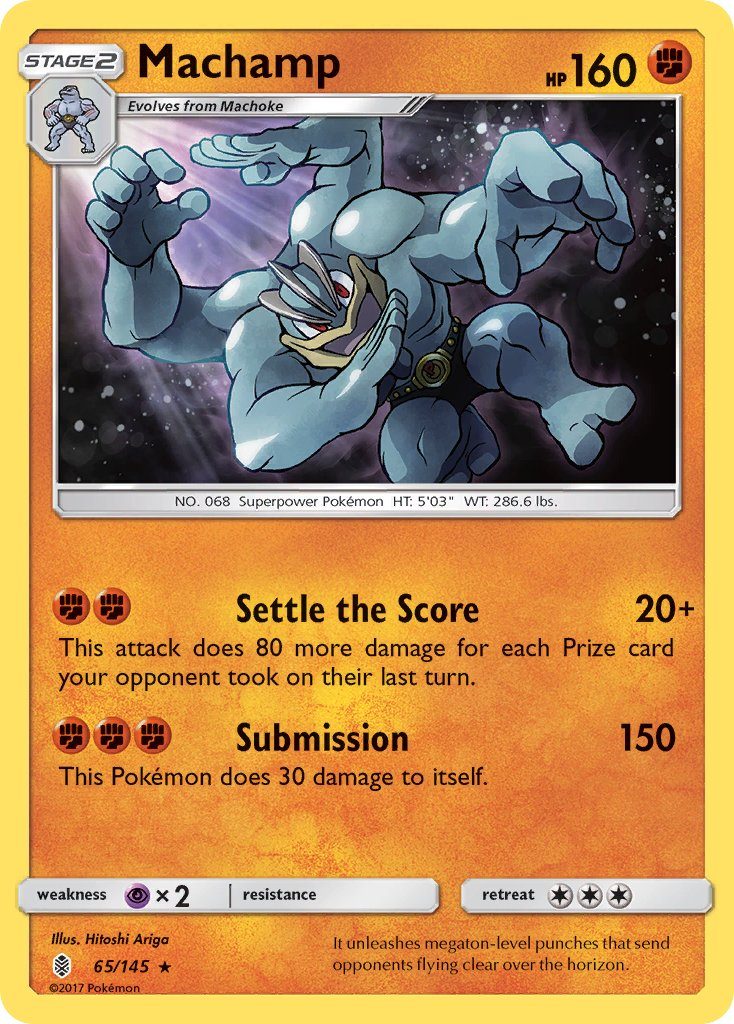 Machamp Pokémon card