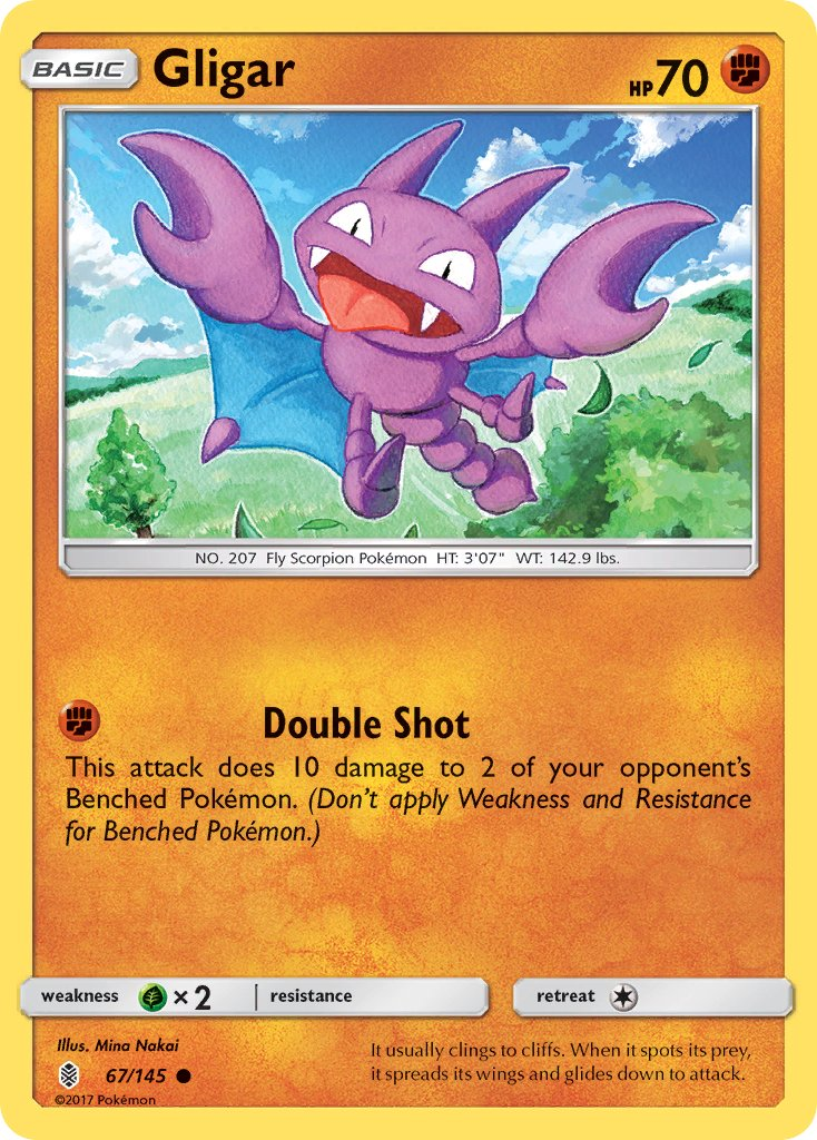 Gligar Pokémon card