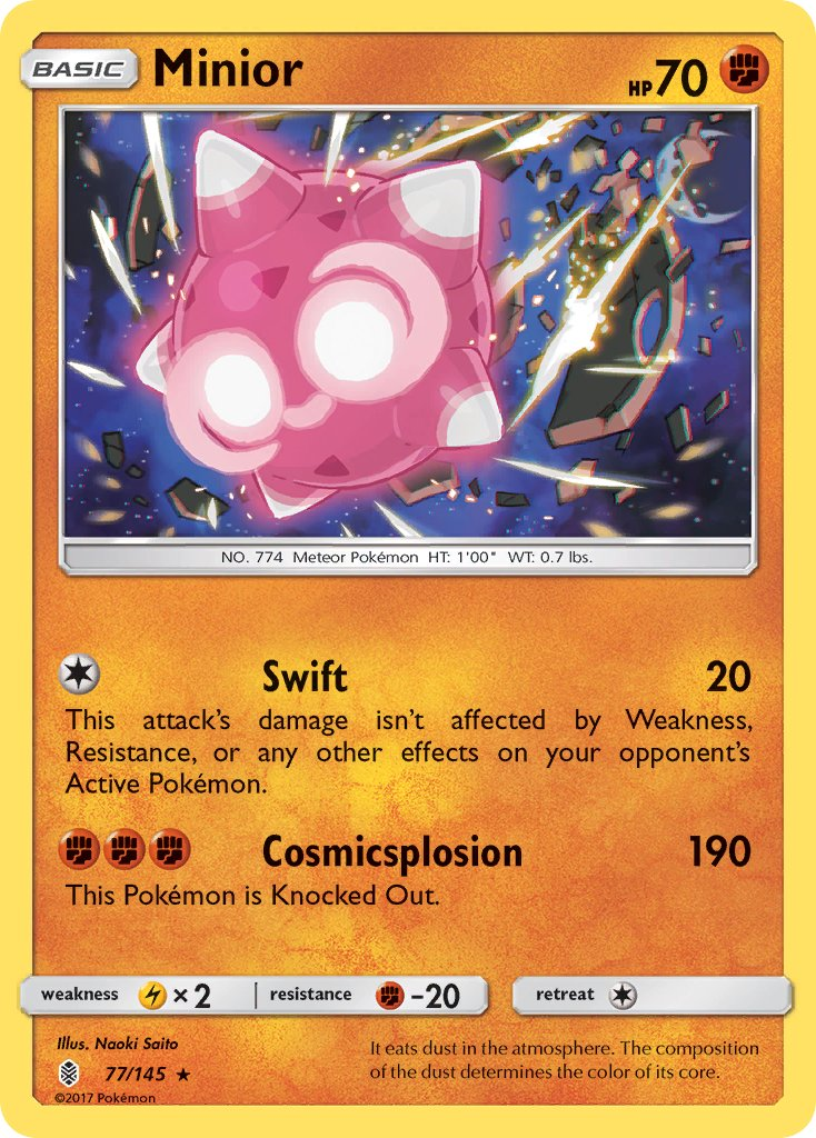 Minior Pokémon card