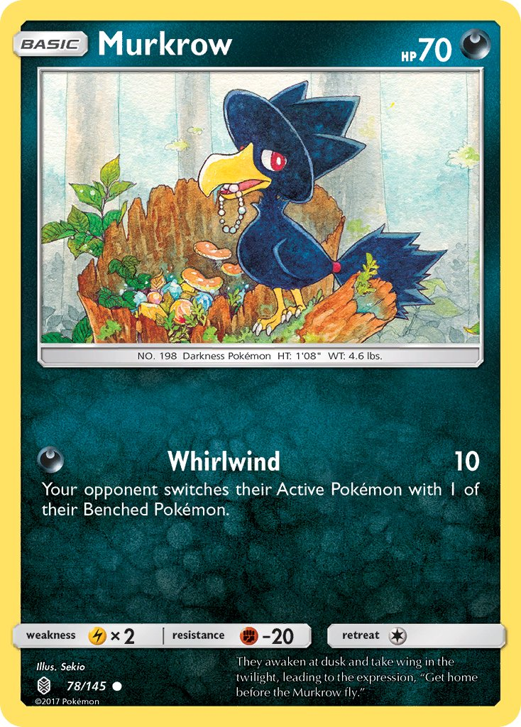 Murkrow Pokémon card