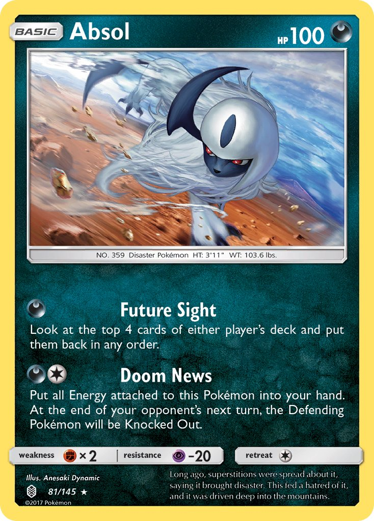 Absol Pokémon card